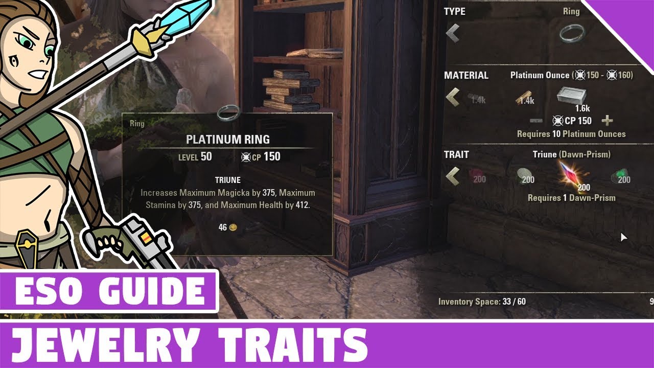 Jewelry Crafting Traits - How to Get Them Elder Scrolls Online Summerset