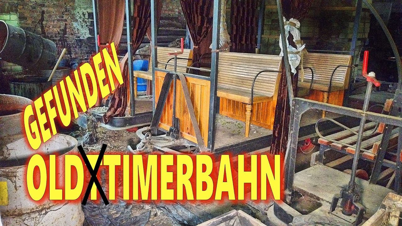 Lost Place.... OLDTIMER Straßenbahn in alter Ziegelei gefunden