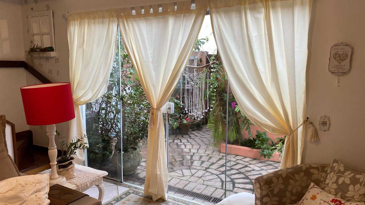 COMO FAZER CORTINAS COM ALÇAS PASSANTES PARA VARÃO
