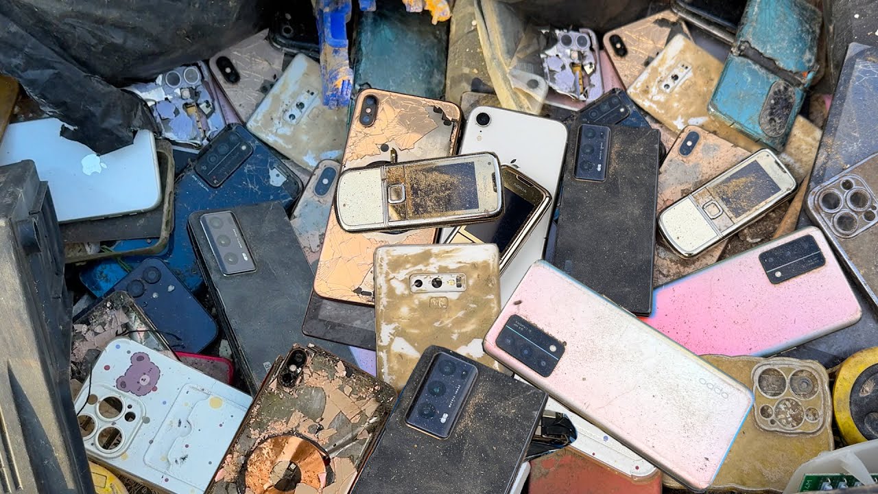 😮Oops! Great🤭 It Many Apple iPhones & More Cell Phones.. in Garbage || Restore Samsung Galaxy Note 9