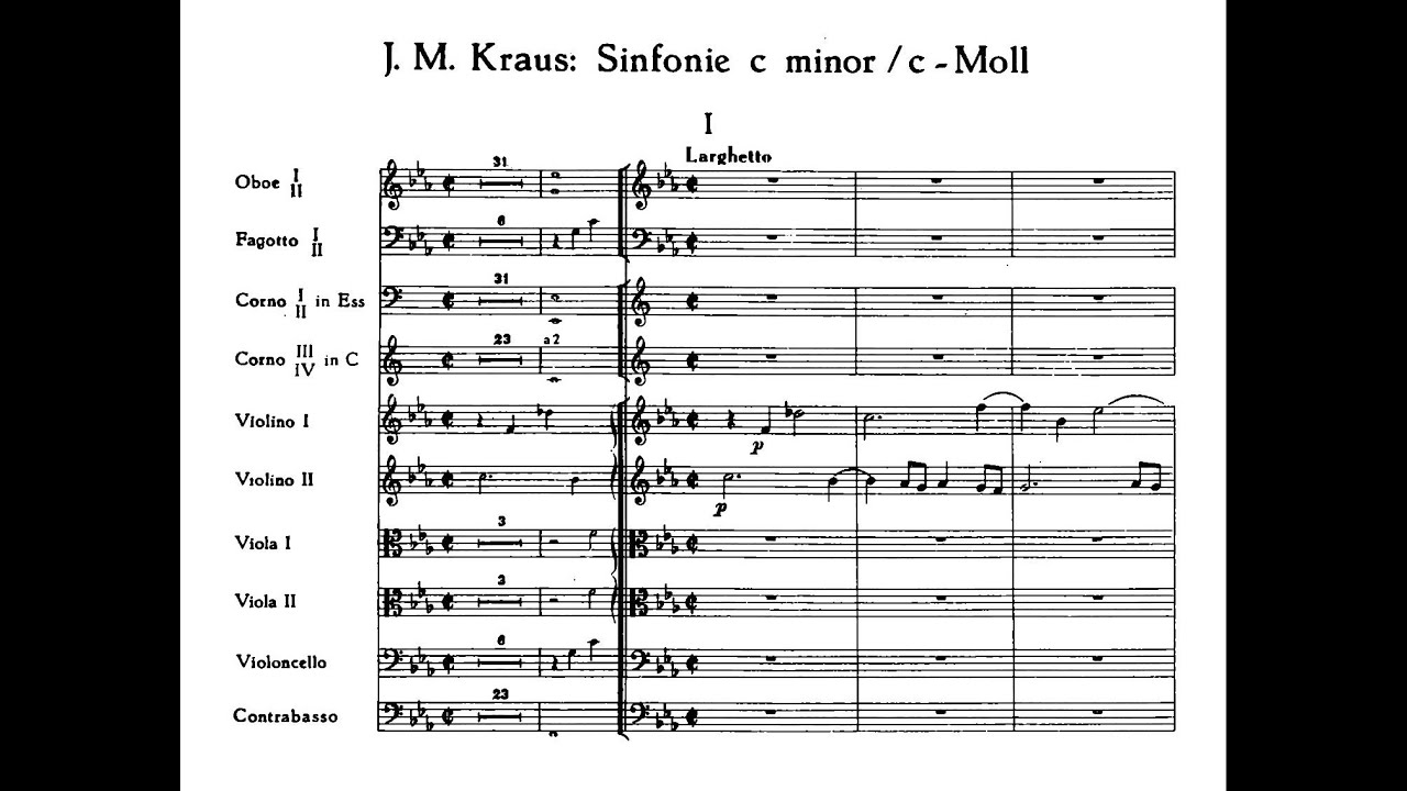 Joseph Martin Kraus – Symphony in C minor