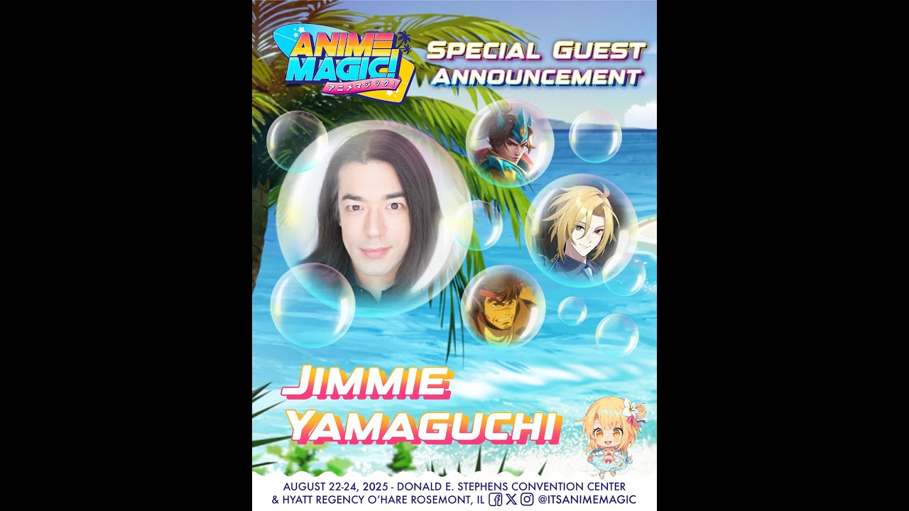 Jimmie Yamaguchi Talks Voice Acting, Gaming, Music, and More at Anime Magic