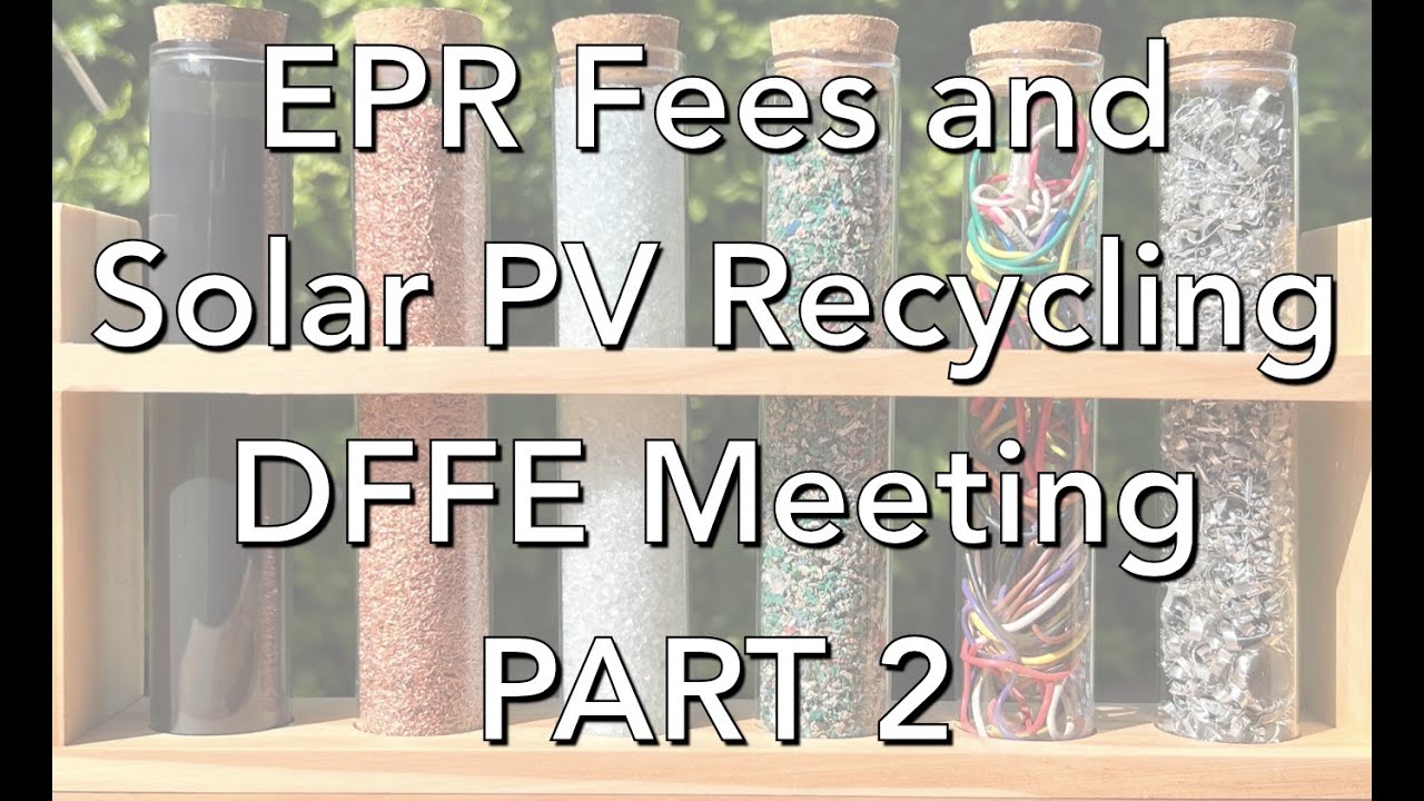 Solar Waste Recycling Platform Part 2 - South Africa's DFFE EPR Schemes