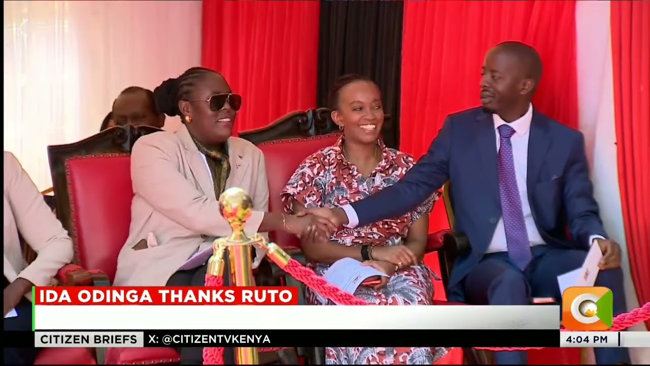 Ida Odinga thanks Ruto for UNEP ambassador appointment during Raila condolence ceremony