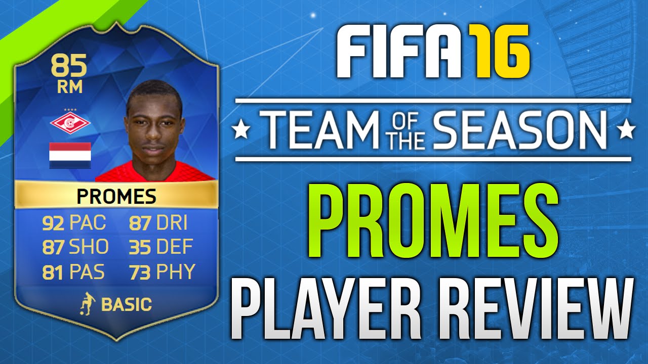 FIFA 16 TOTS PROMES REVIEW (85) FIFA 16 Ultimate Team Player Review