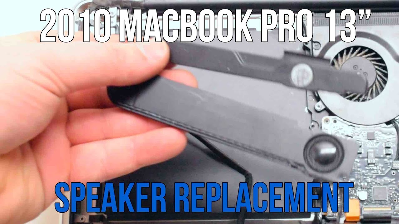 Замена динамиков Macbook Pro 13