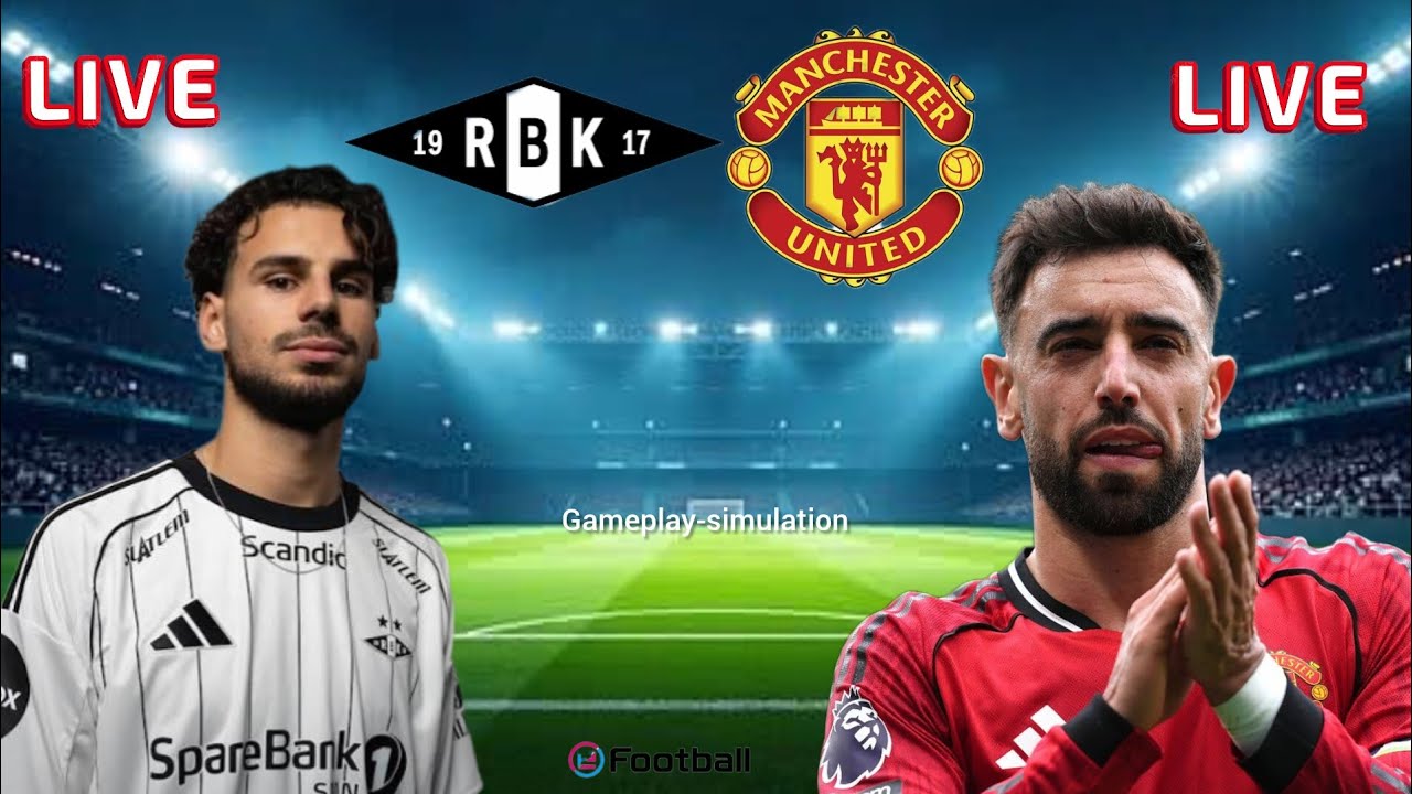 Manchester United vs Rosenborg Live | Club Friendly 2026 | Football Match ⚽ (Simulation)