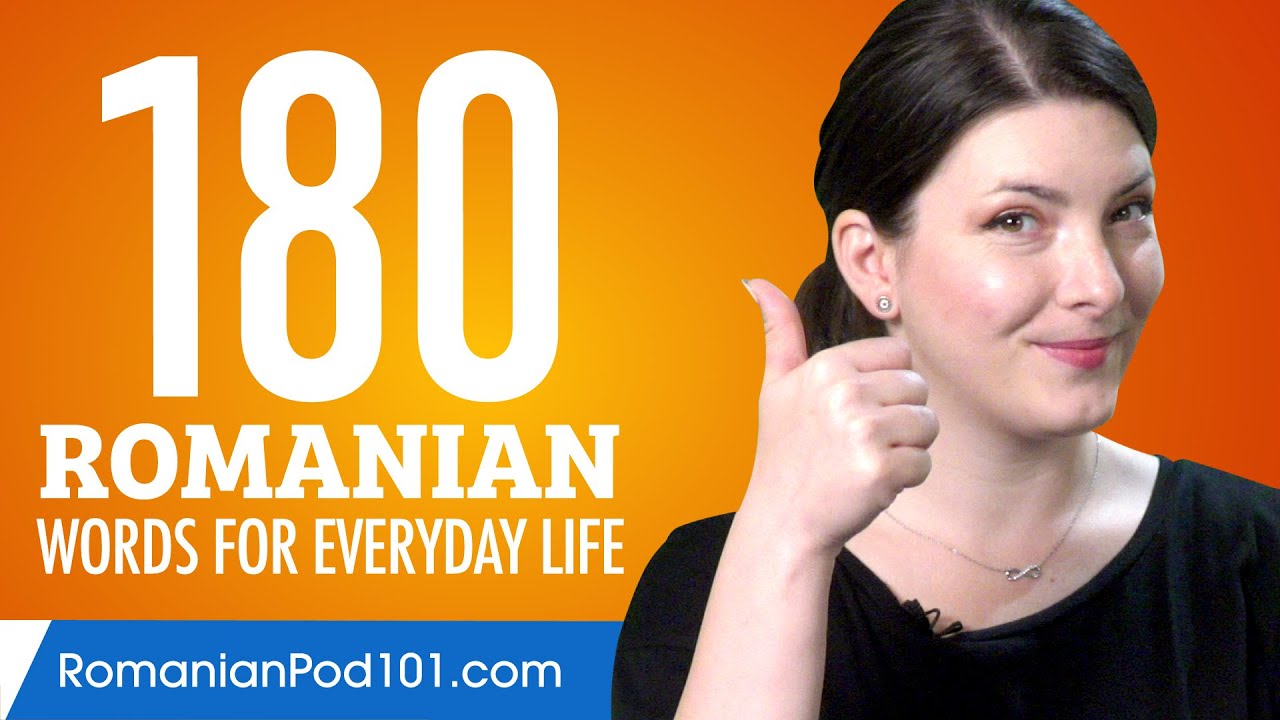180 Romanian Words for Everyday Life - Basic Vocabulary #9