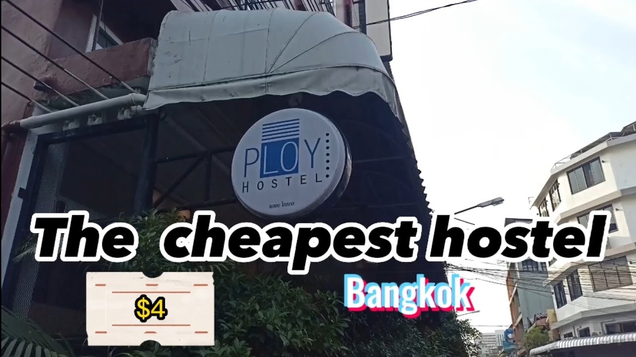 Ploy hostel. The cheapest hostel in Bangkok for $4  Thailand. Thrifty backpacking