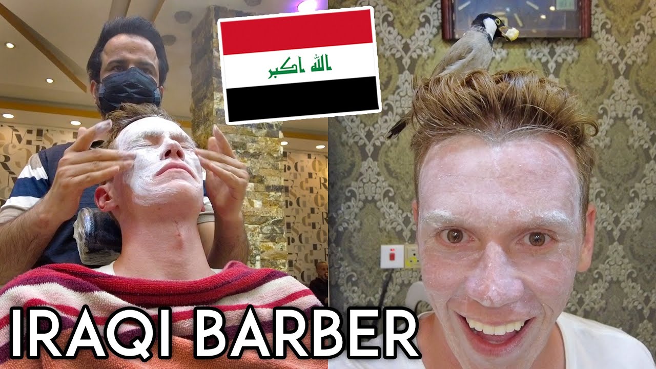 Iraqi Barber Experience in BASRA, IRAQ