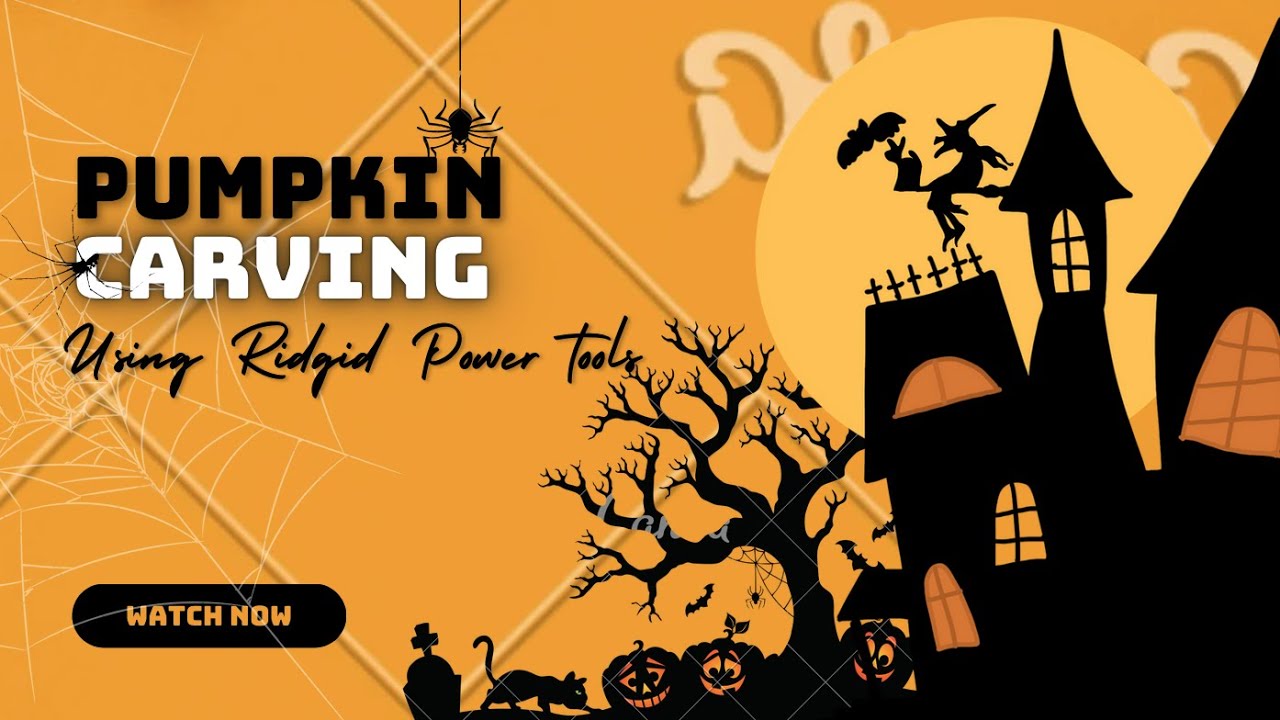 Pumpkin Carving with power tools