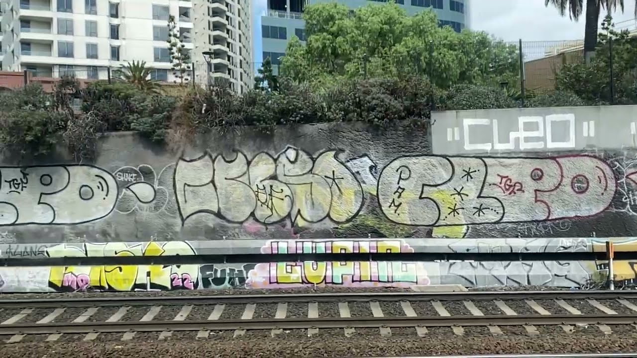 Melbourne Graffiti - March 2026: Trackside & Wall Graffiti