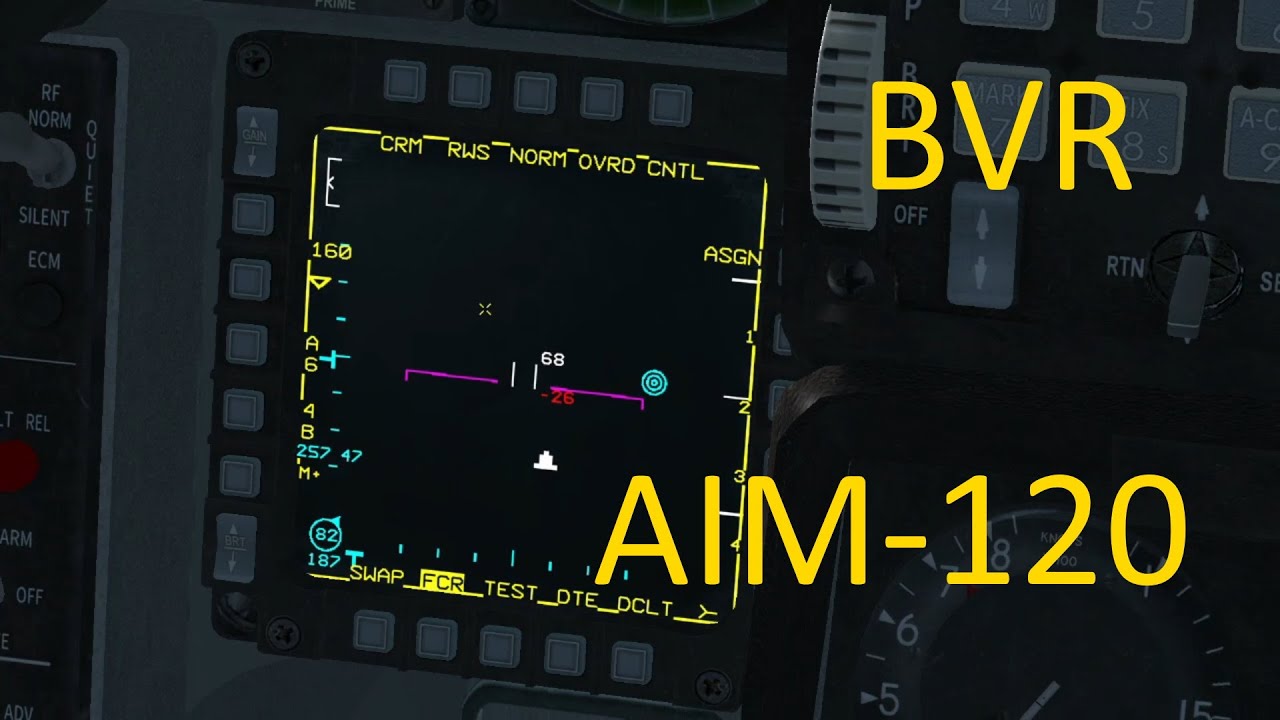 Falcon BMS 4.36 (PL) - Walka BVR, FCR, AIM-120 AMRAAM