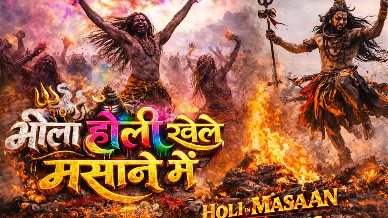 🙏 bhola holi khele masane mein 🙏//भोला होली खेले मसाने में 🙏🙏#bholenath#shivji#viral video