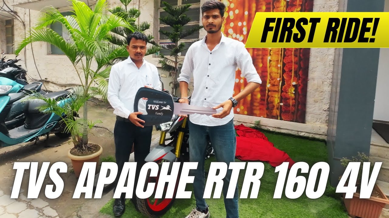 TVS Apache RTR 160 4V Delivery in Bengaluru ⛈️ | First Ride & Real-World Review