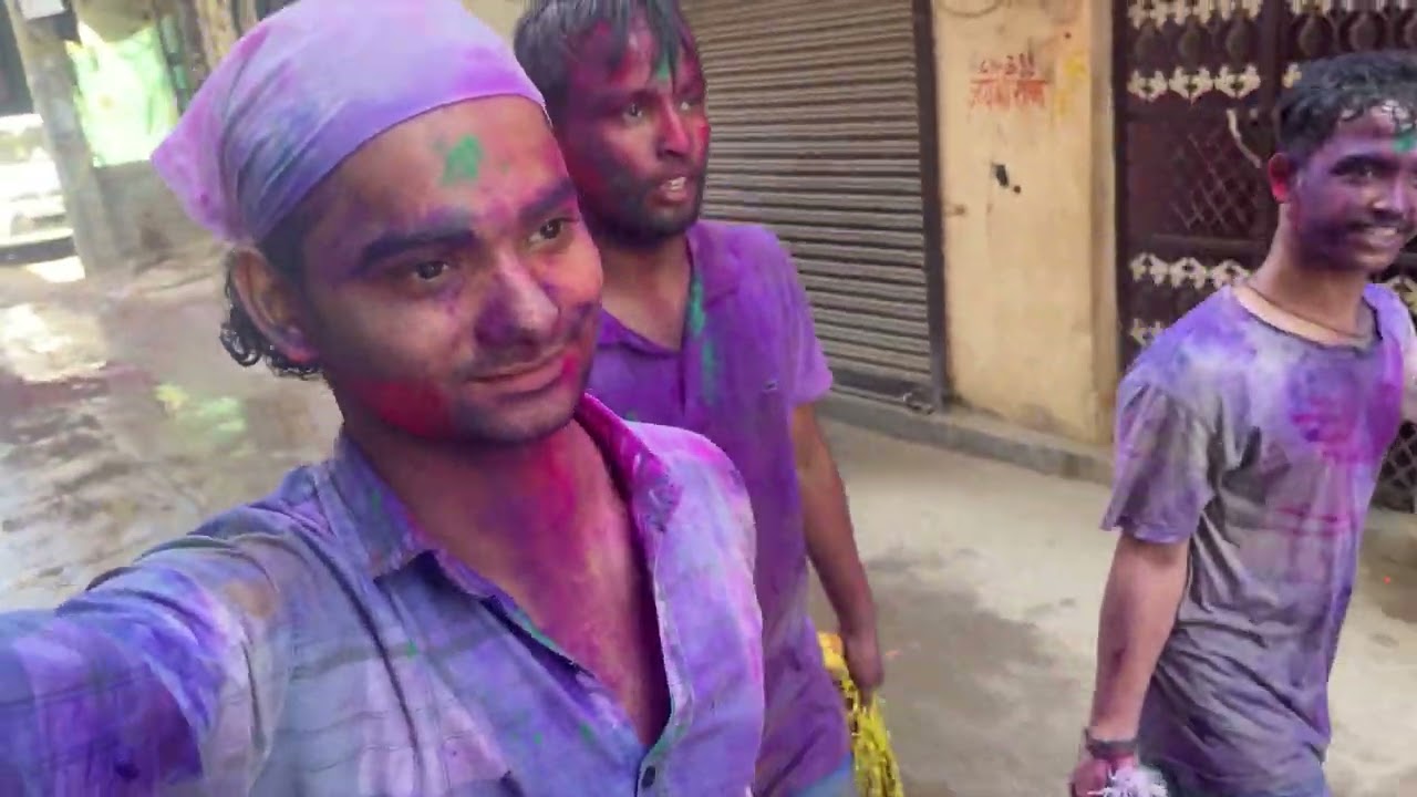 Holi vlog 🥳😂 #vlog#vlogger#youtubeblogger#youtubelife#indianvlogger#lifestylevlog#travelvlog#explore