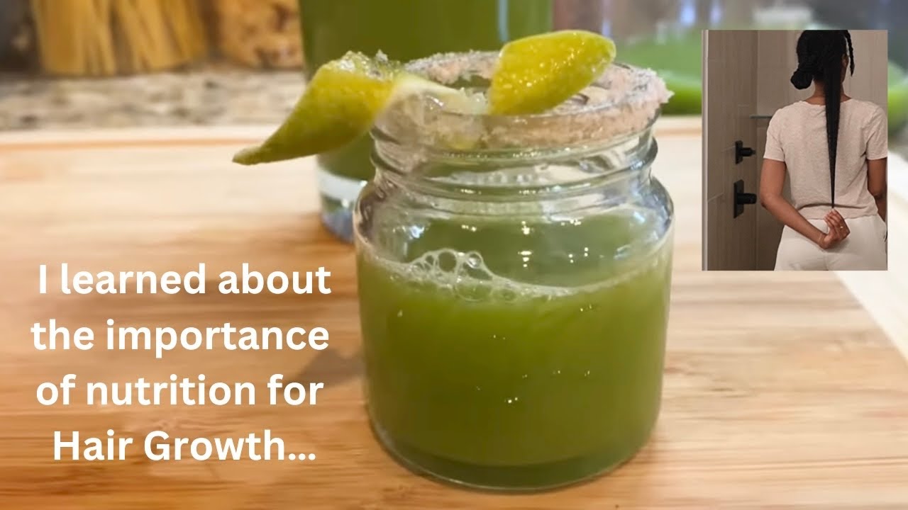 I DRINK THIS TO GROW WAIST LENGTH HAIR 