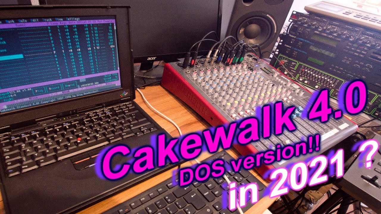 Cakewalk 4.0 (DOS version) MIDI Sequencer in 2021 ??? YES!