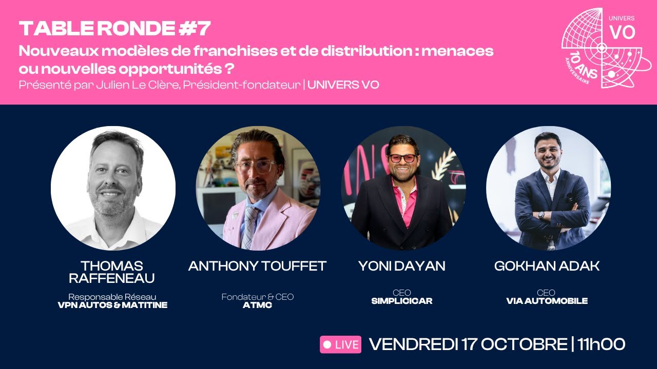 TABLE RONDE #7 - Nouveaux modèles de franchises et de distribution