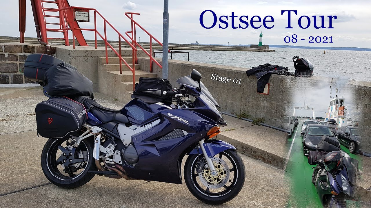 Honda VFR 800 Мотопутешествие Север Германии Балтийское Море Ostsee Часть1 Honda VFR 800