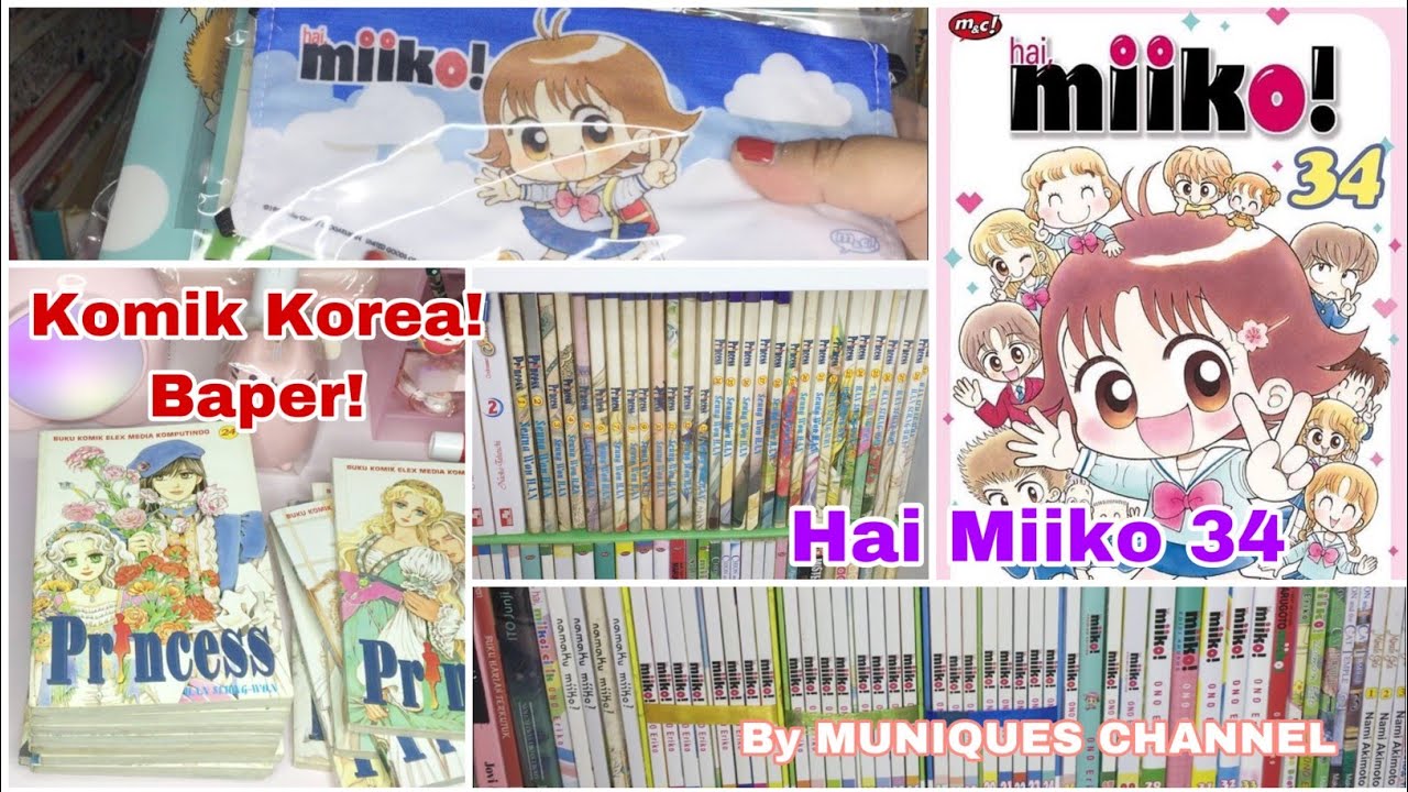 Hai Miiko 34 Teaser dan Haul Komik Korea Langka Baper Drakor Fun Fact