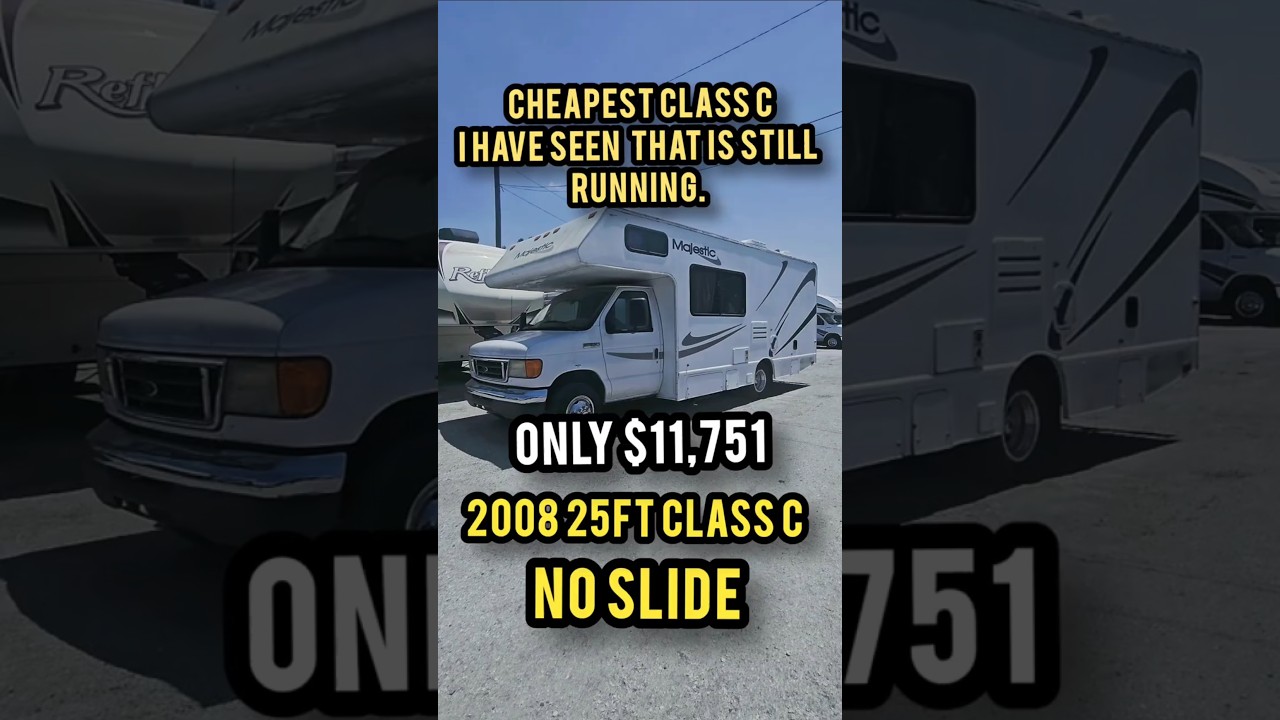 Discover a rare find! 2008 Four Winds Majestic Class C RV - 25ft, No Slides - ONLY $11,731! FOR SALE