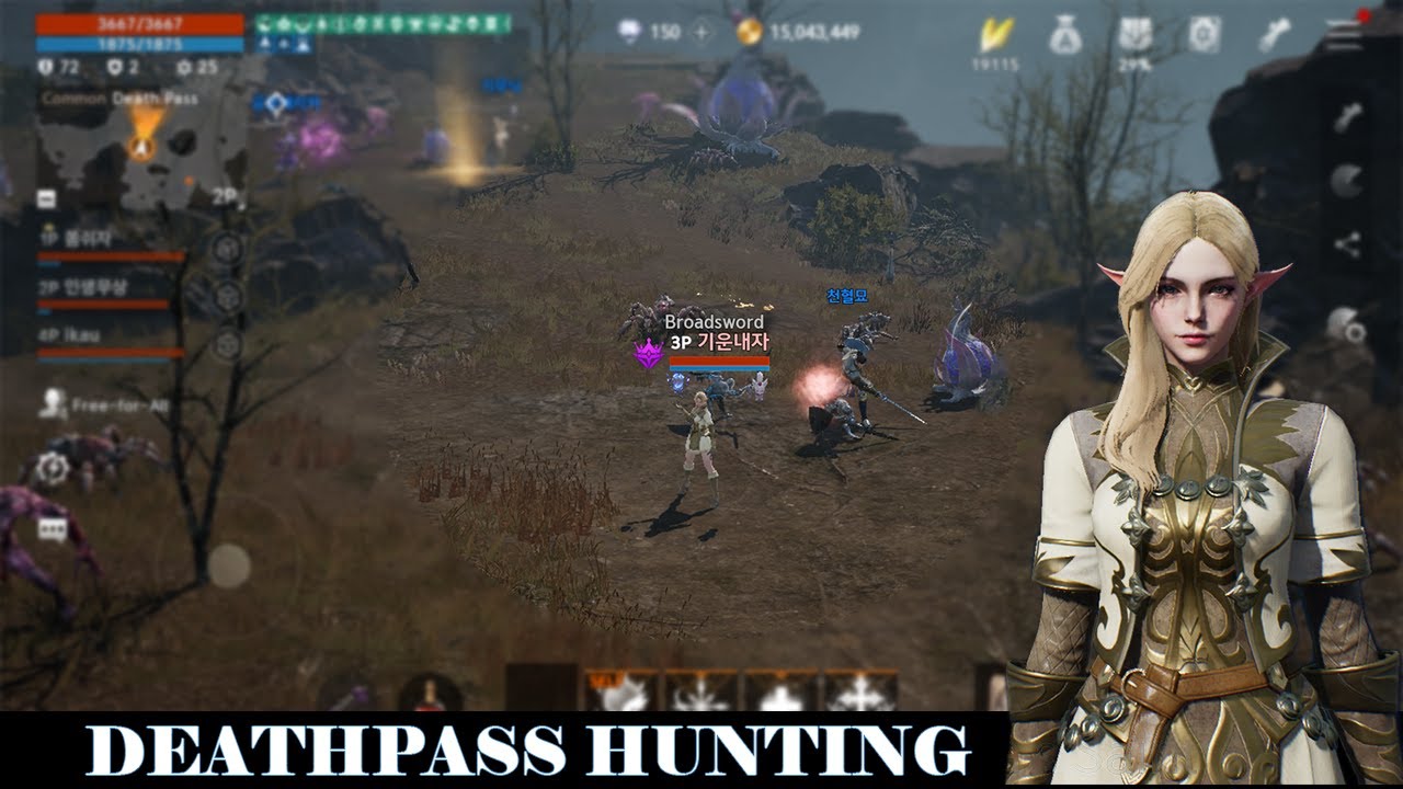 LINEAGE 2M | Death Pass Hunting | Unique Skillbooks and Equipments (Level 40)