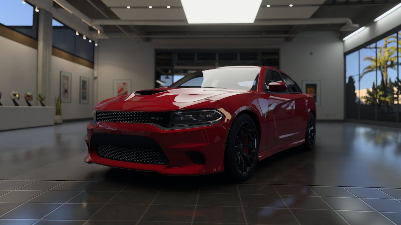Dodge hellcat at nurburgring (forza motorsport)