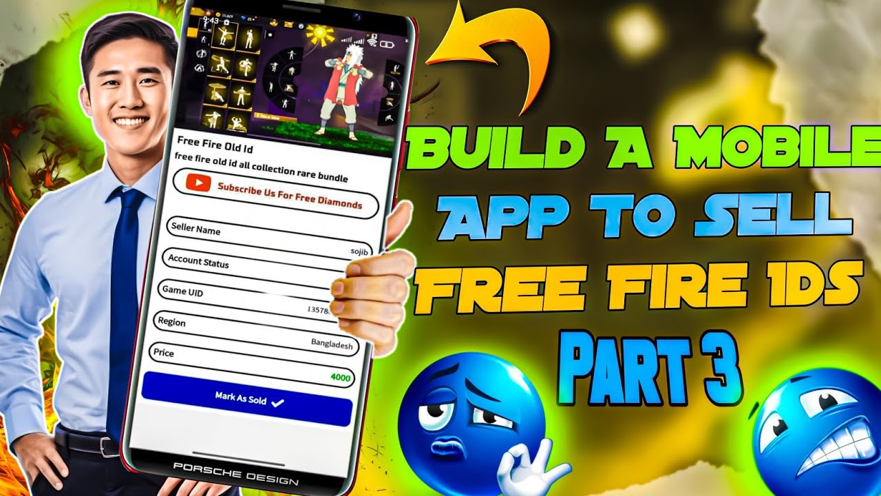 How You Will Create a Free Fire ID Selling App Using Mobile Only (Full Guide) Part 3
