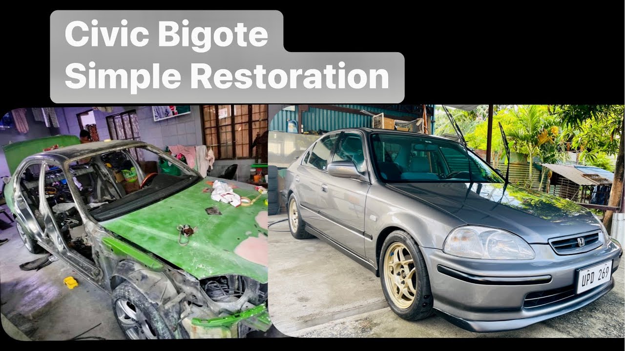 Civic Bigote EK simple build | restoration | 1997 Honda Civic Vti | Winasari