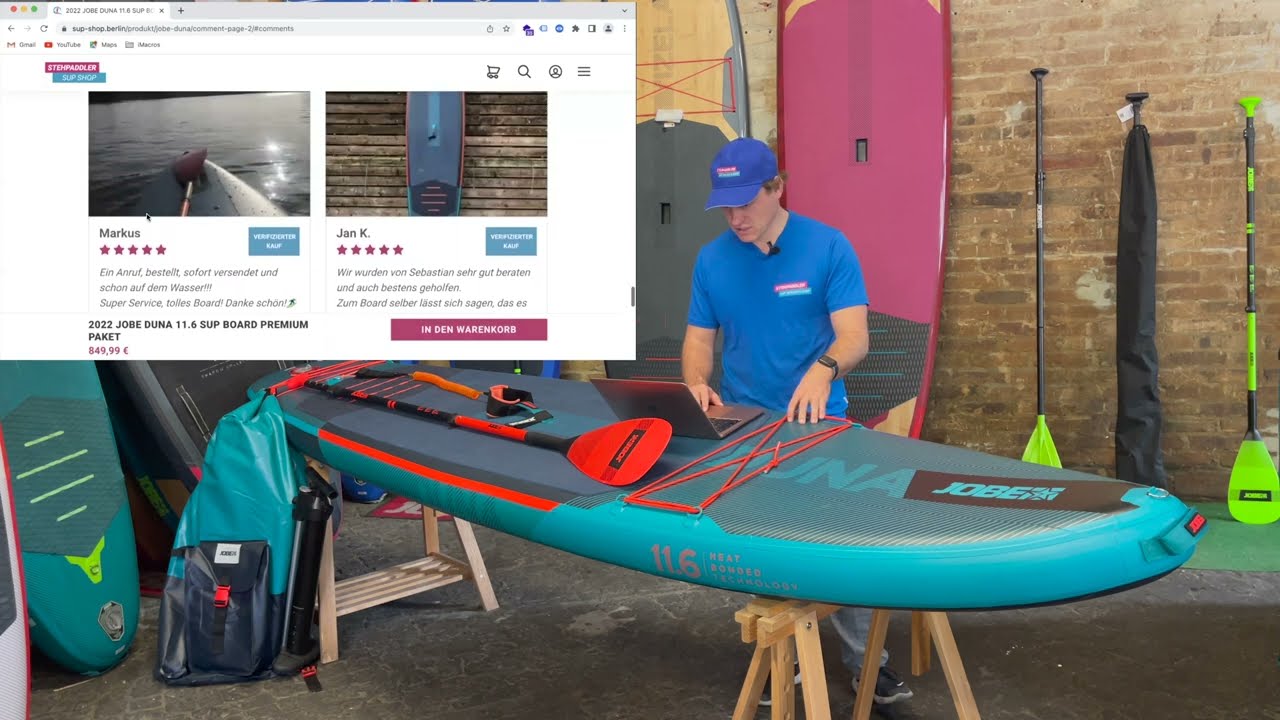 Jobe Duna 11.6 Stand Up Paddle Board Kundenbewertungen 🏄🏻