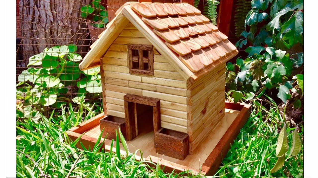 Construí una bella Casa de Madera para Pájaros!! Un regalo para mi papá