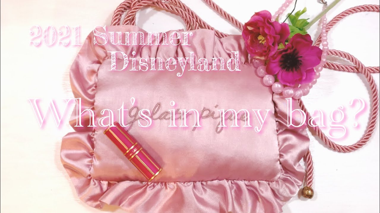 【What's in my bag?】　夏ディズニー持ち物　必要最低限！小さな鞄のバッグの中身紹介