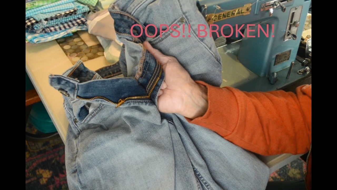 Replace a Jean Zipper and Save Money