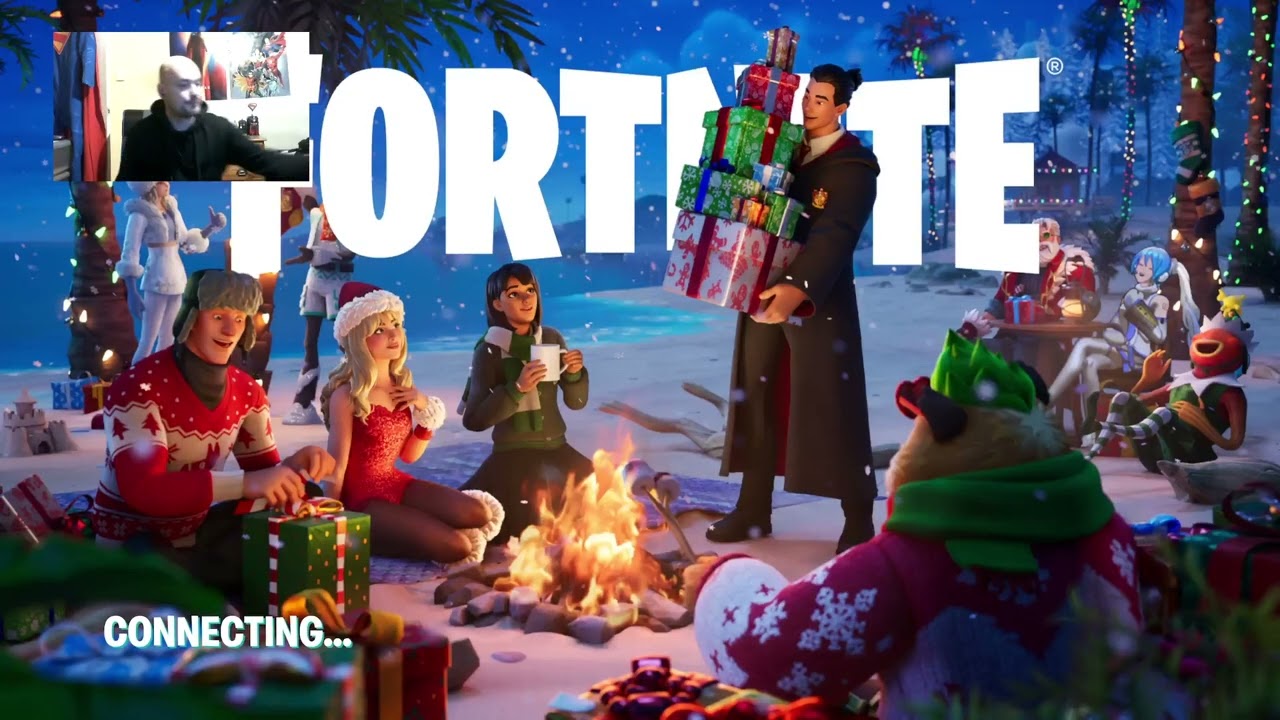 Back to the Future on fortnite⚡ Merry Christmas Kiddos 🎄🎉👌