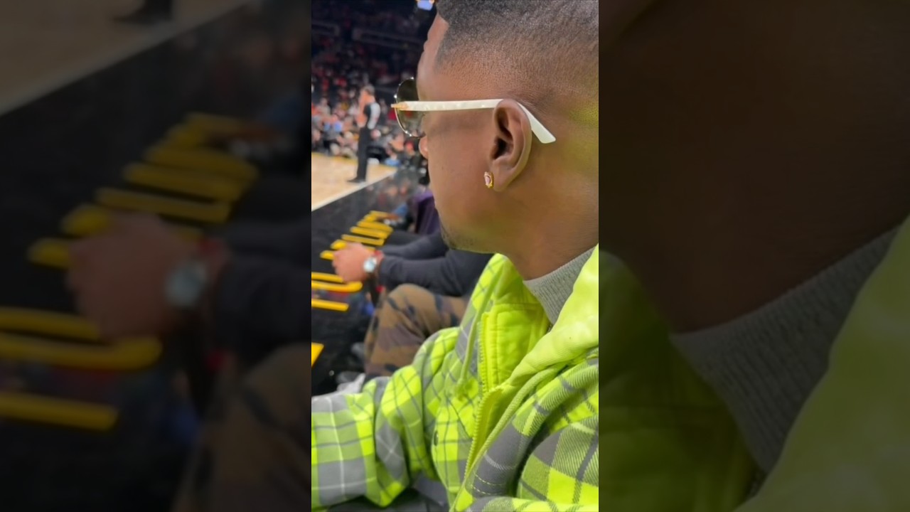 Boosie “I’m Mr. court side”  at Atlanta hawks game 