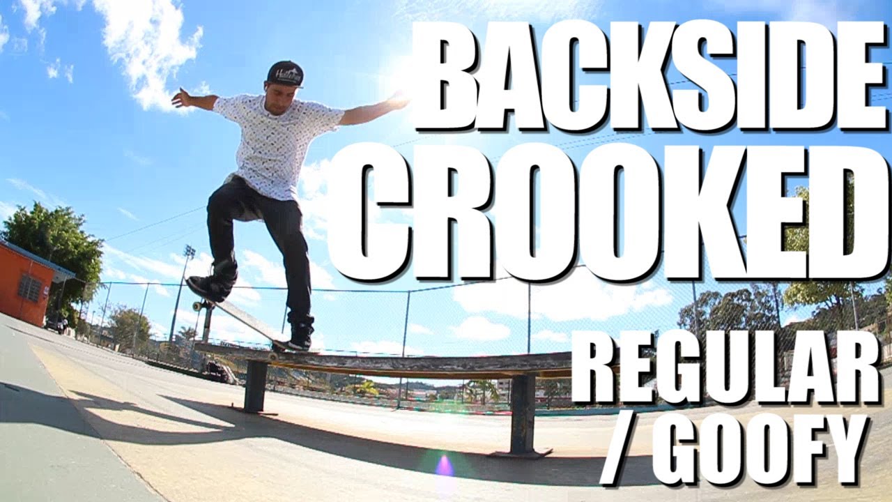 COMO MANDAR BACKSIDE CROOKED LIÇÃO BÁSICA - SKATE