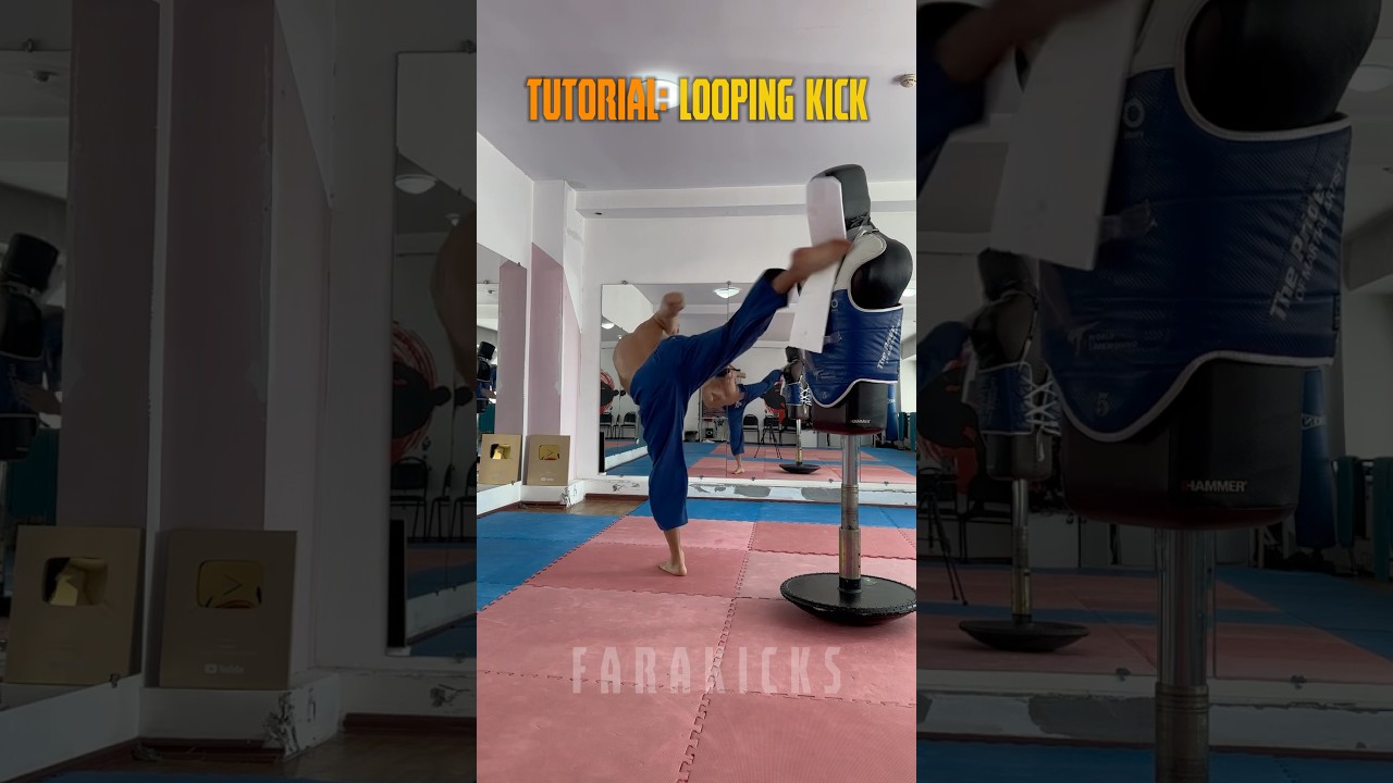 Tutorial: Looping kick 🥋 #taekwondo #mma #boxing #muaythai #training