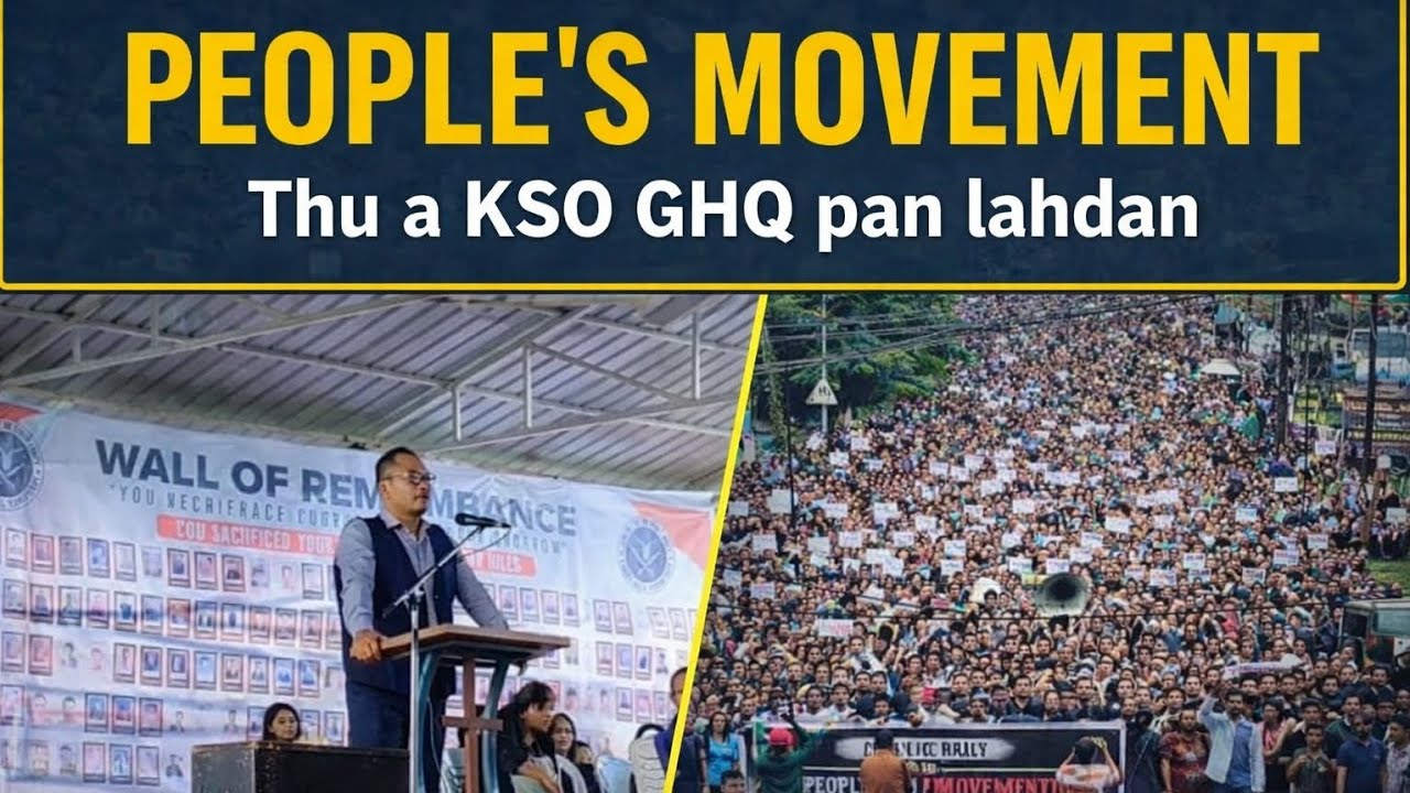 Peoples's Movement thu a KSO GHQ Houlimna