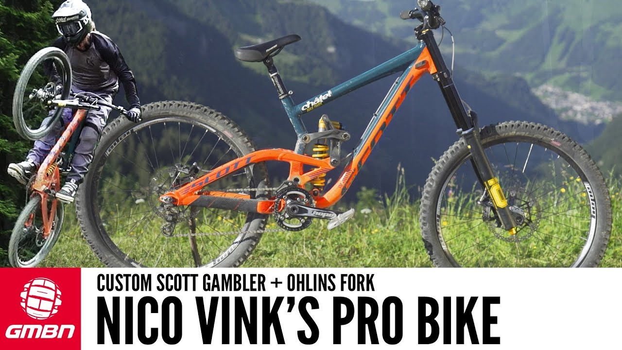 Nico Vink's Custom Scott Gambler | GMBN Pro Bikes