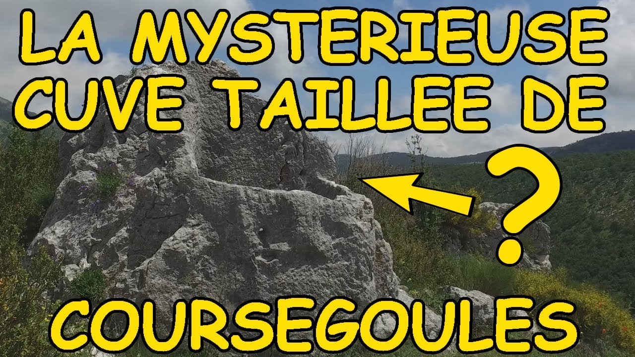 LA MYSTERIEUSE CUVE TAILLEE DE COURSEGOULES (06), URBEX, RUREX
