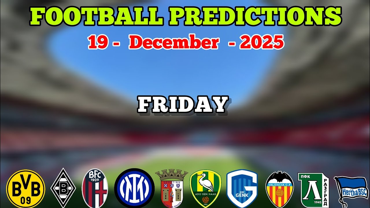 PREDICTIONS FOOTBALL TODAY 19 DECEMBER | CARABAO CUP | COPA DEL REY | GOLDEN PICKS PLUS