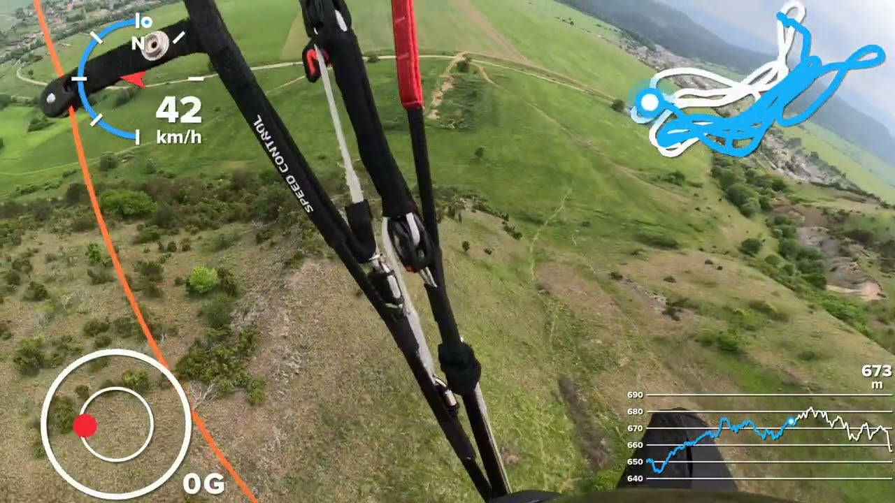 Kamenický hrad, 18.5.2024, paragliding