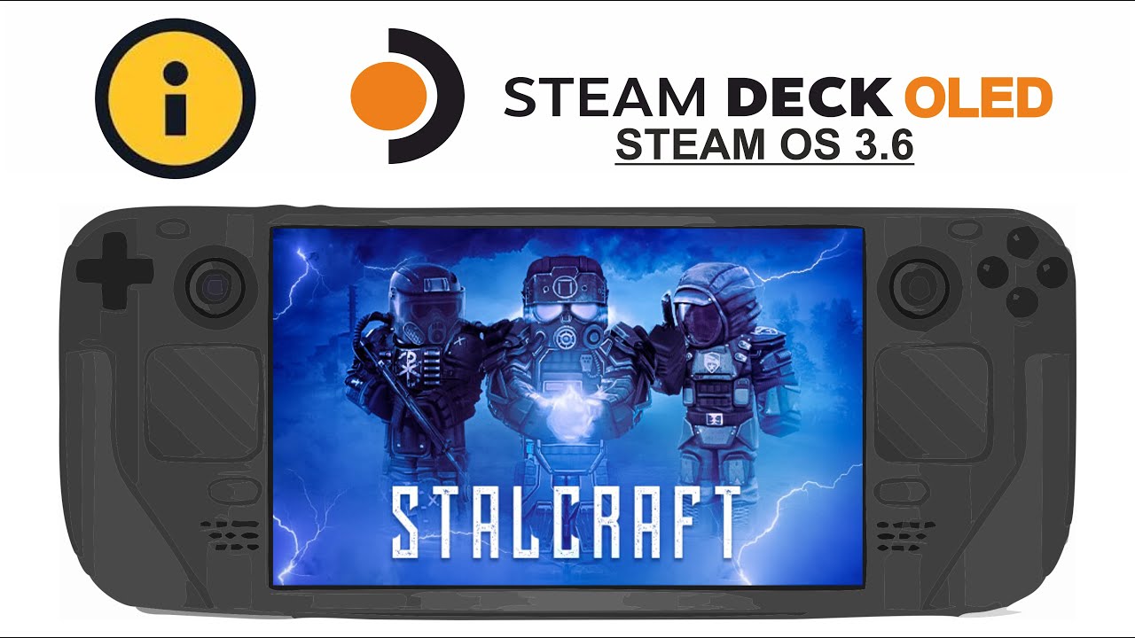 Stalcraft on Steam Deck OLED with Steam OS 3.6