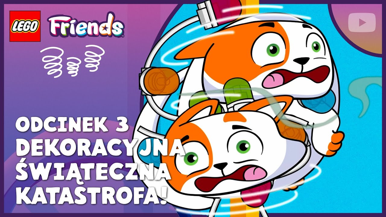 Katastrofa ze świątecznymi światełkami 😺🐾 | S1 O3 | CAŁY ODCINEK | LEGO Friends: Zwierzaki