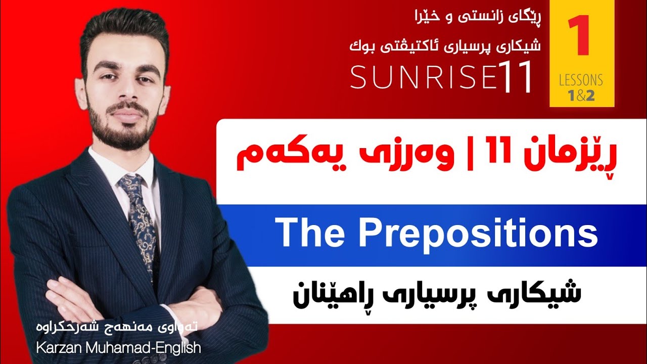 Sunrise 11| UNIT ONE| Prepositions (Place - movement - Time)