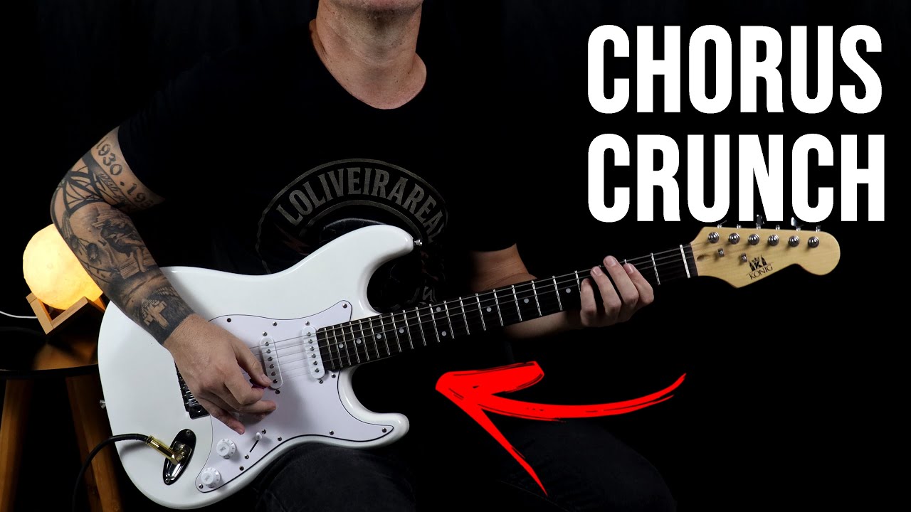 GUITARRA KONIG STRATOCASTER - CLEAN CHORUS e CRUNCH.