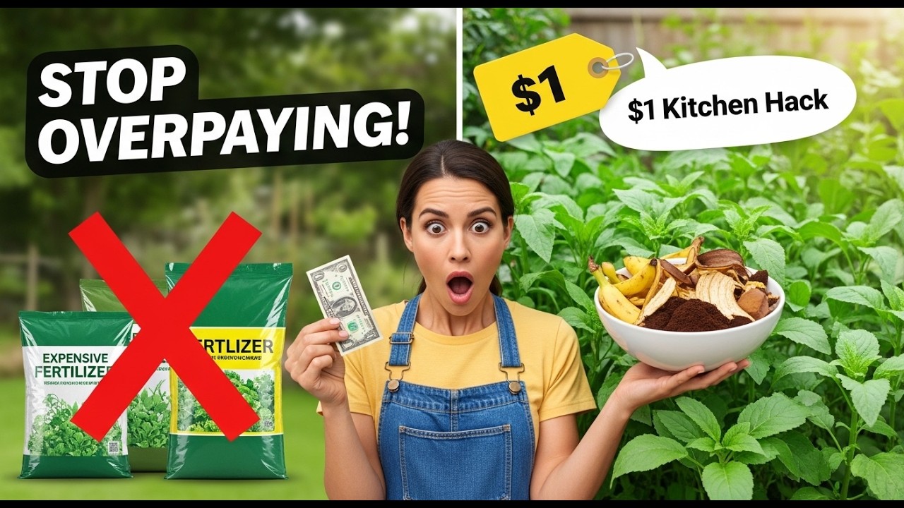 Never Overpay for Fertilizer! This $1 Kitchen Hack Feeds Soil Naturally