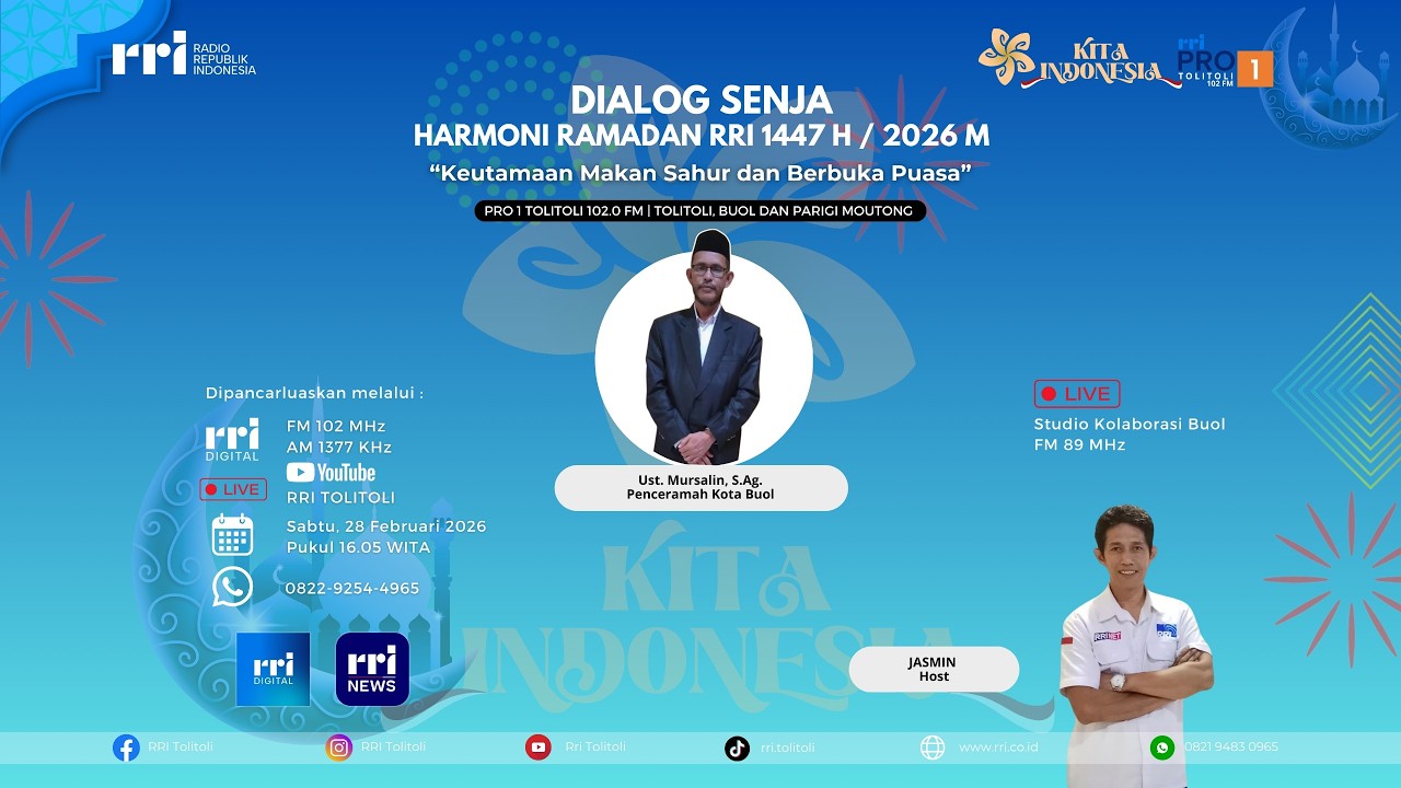 DIALOG SENJA - KEUTAMAAN MAKAN SAHUR DAN BERBUKA PUASA