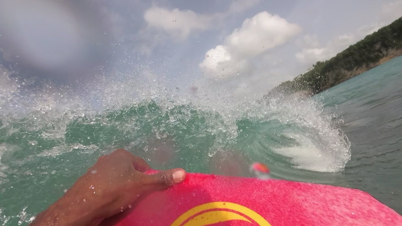 Guadeloupe, Plage de Petit-Havre - | Caribbean | Bodyboarding POV | 2018